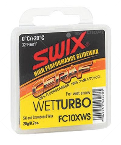 Ускоритель Swix арт.FC010XWS 0/+20 20г. Cera F Wet Turbo
