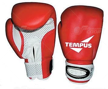 Перчатки боксерские Tempus (нат. кожа) арт.02-005 р.8-12ун