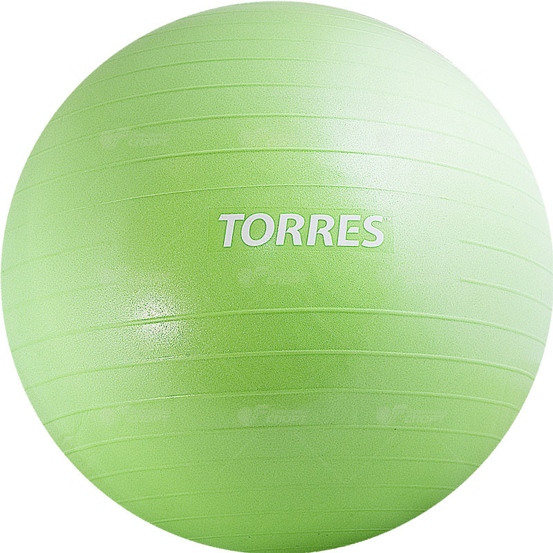 Мяч гимнастический Torres 65см (26") "антивзрыв" (насосом) арт.AL1211