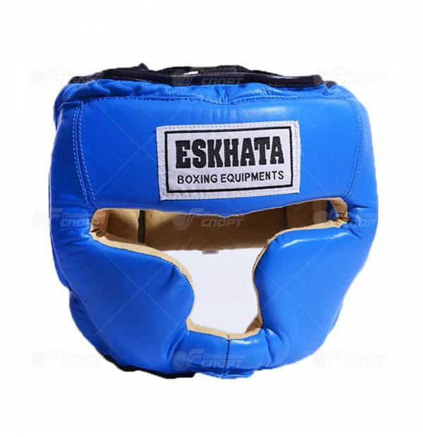 Шлем боксерский Eskhata тренировочный (кожа) р.M-XL