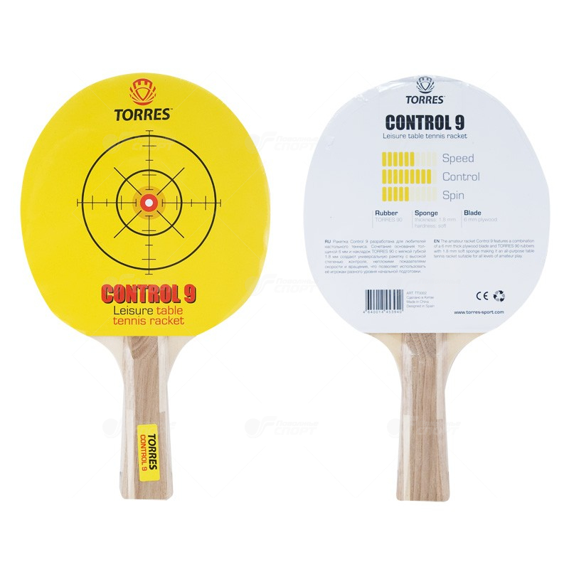 Ракетка н/теннис Torres Control 9 арт.TT0002