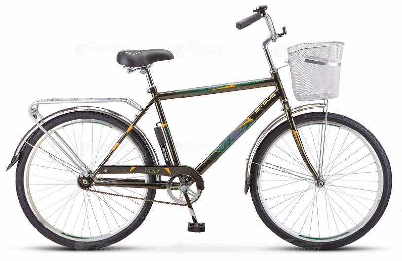 Велосипед Stels Navigator 200 С 26" 1ск. арт.Z010 (дорож.+корзина)