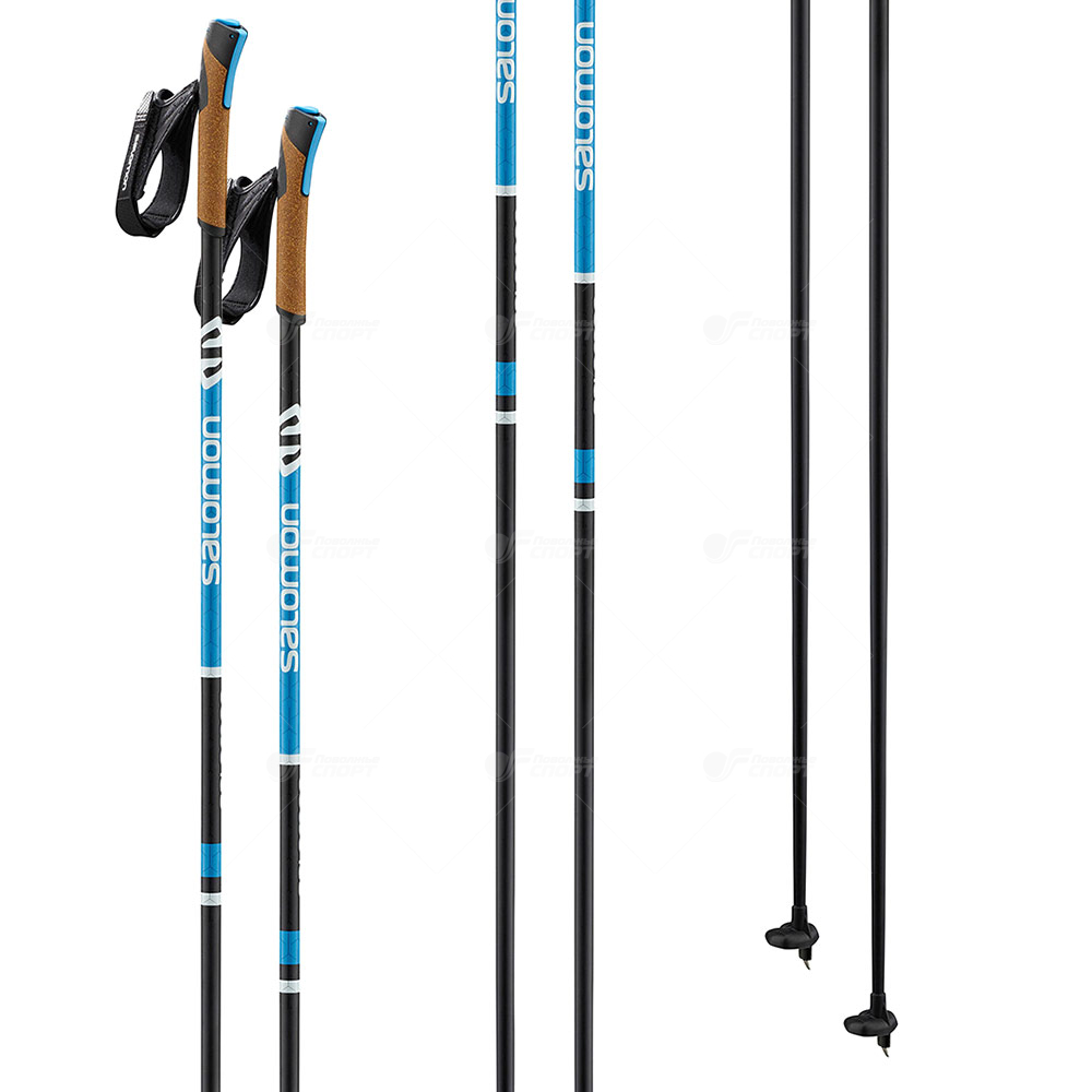 Палки лыжн. Salomon S/Race Click Kit арт.L408751 р.150-170 см