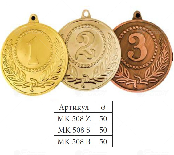 Заготовка медали MK 508 d-50мм (с вкладышем)