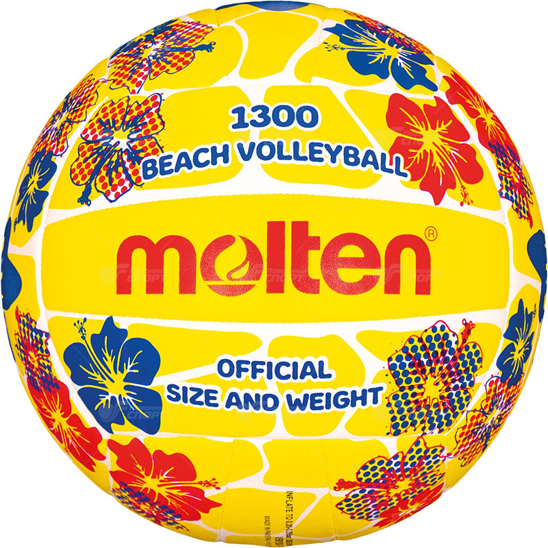 Мяч в/б Molten V5B1300 арт.V5B1300-FY (пляжн.) р.5
