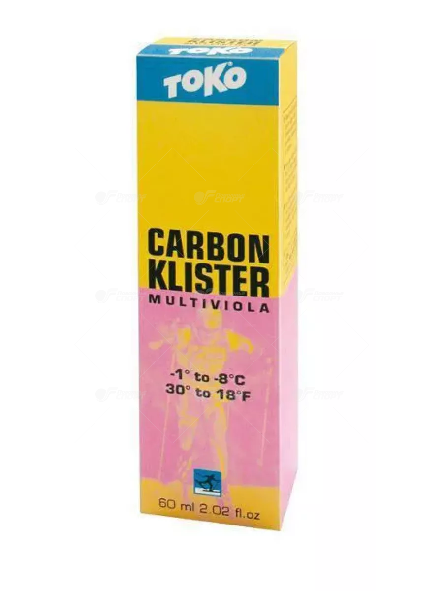 Клистер без фтора Toko Carbon (мультифиолет.) -1/-8 (спрей) 70мл