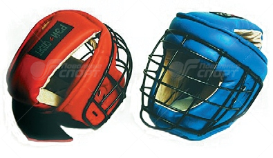 Шлем для арм. рук. боя Рэй Спорт арт.Ш44К с маской (кожа)