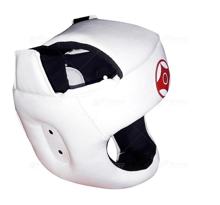 Шлем для каратэ Leo с защитой верха головы (иск.кожа) р.SX-L