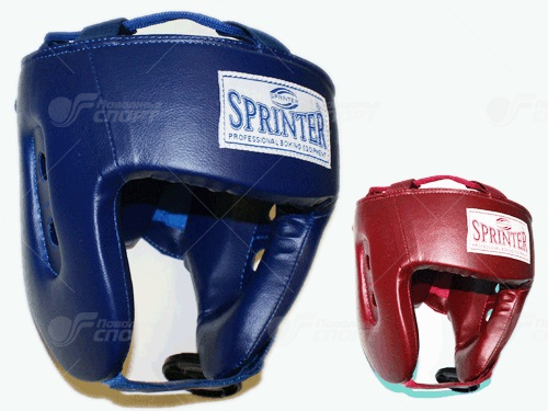 Шлем боксерский Sprinter (иск.кожа) открытый