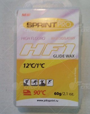 Парафин Sprint высокофтор. +12/+1 Yellow HF1 60г.