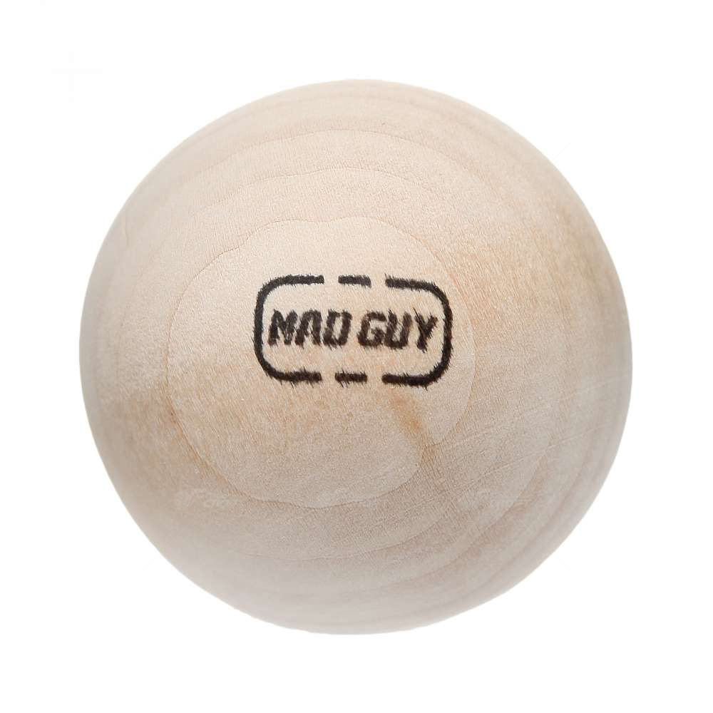Мяч хоккейный деревянный Mad Guy Strike 45мм