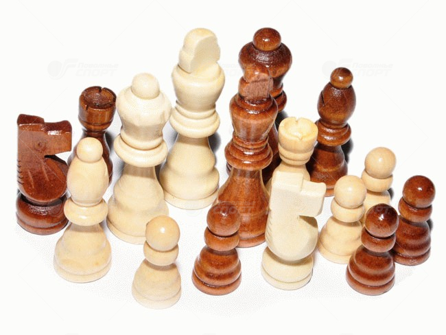 Шахматные фигуры лакированные (дерево) арт.27976