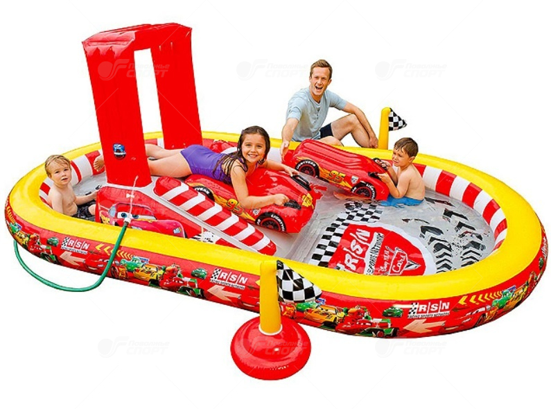Игровой центр Intex арт.57134 Тачки 343х195х119см