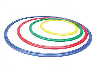 Обруч 700мм. плоский пластмассовый арт.AP5570