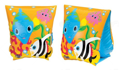 Нарукавники Intex арт.58652 Рыбки 3-6лет 23х15см