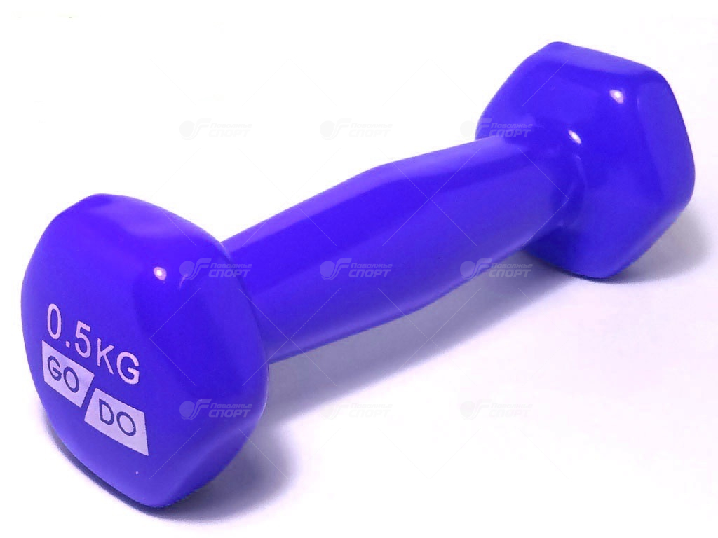 Гантель GO DO (винил) 0,5 кг арт.М-0,5