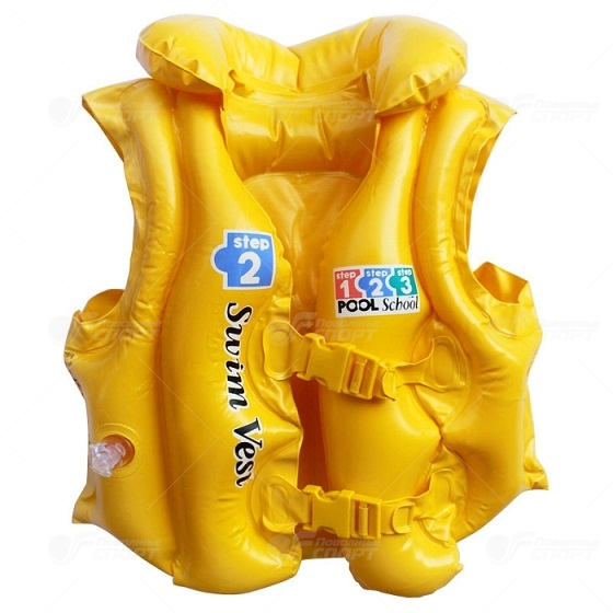 Жилет Intex арт.58660 желтый 3-6лет